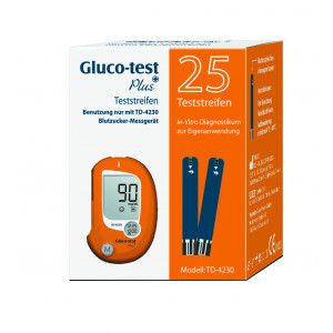 GLUCO TEST Plus Blutzuckerteststreifen